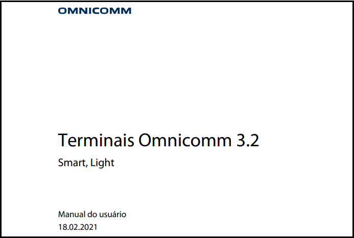 OMNICOMM Terminais 3.2 Manual do usuário