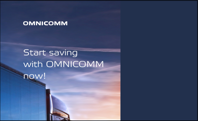  Start saving with OMNICOMM