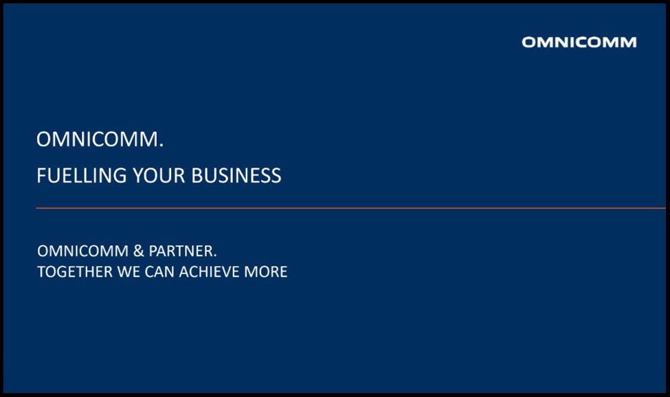 OMNICOMM. Customer  Presentation