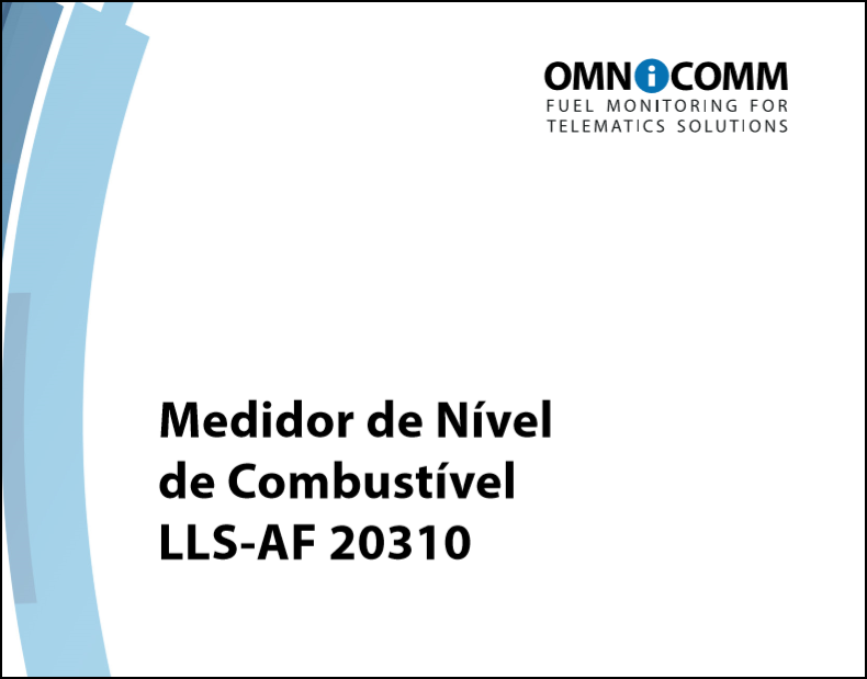 OMNICOMM Medidor de nível de combustível LLS-AF 20310 Folha de dados
