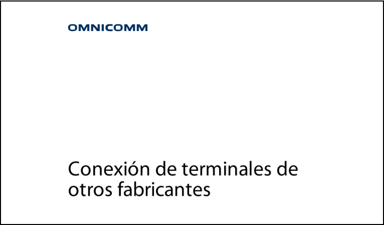 Conexión de terminales de otros fabricantes
