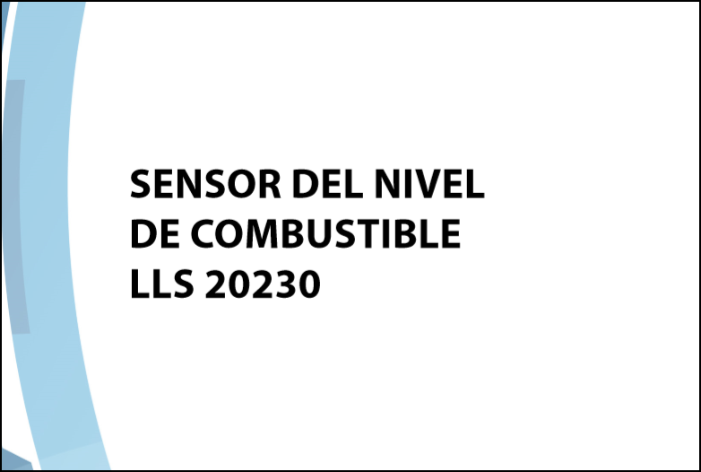 OMNICOMM Sensores de Nivel de Combustible LLS 20230 Hoja de Datos