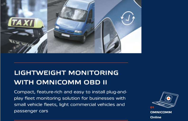 LIGHTWEIGHT MONITORING WITH OMNICOMM OBD II