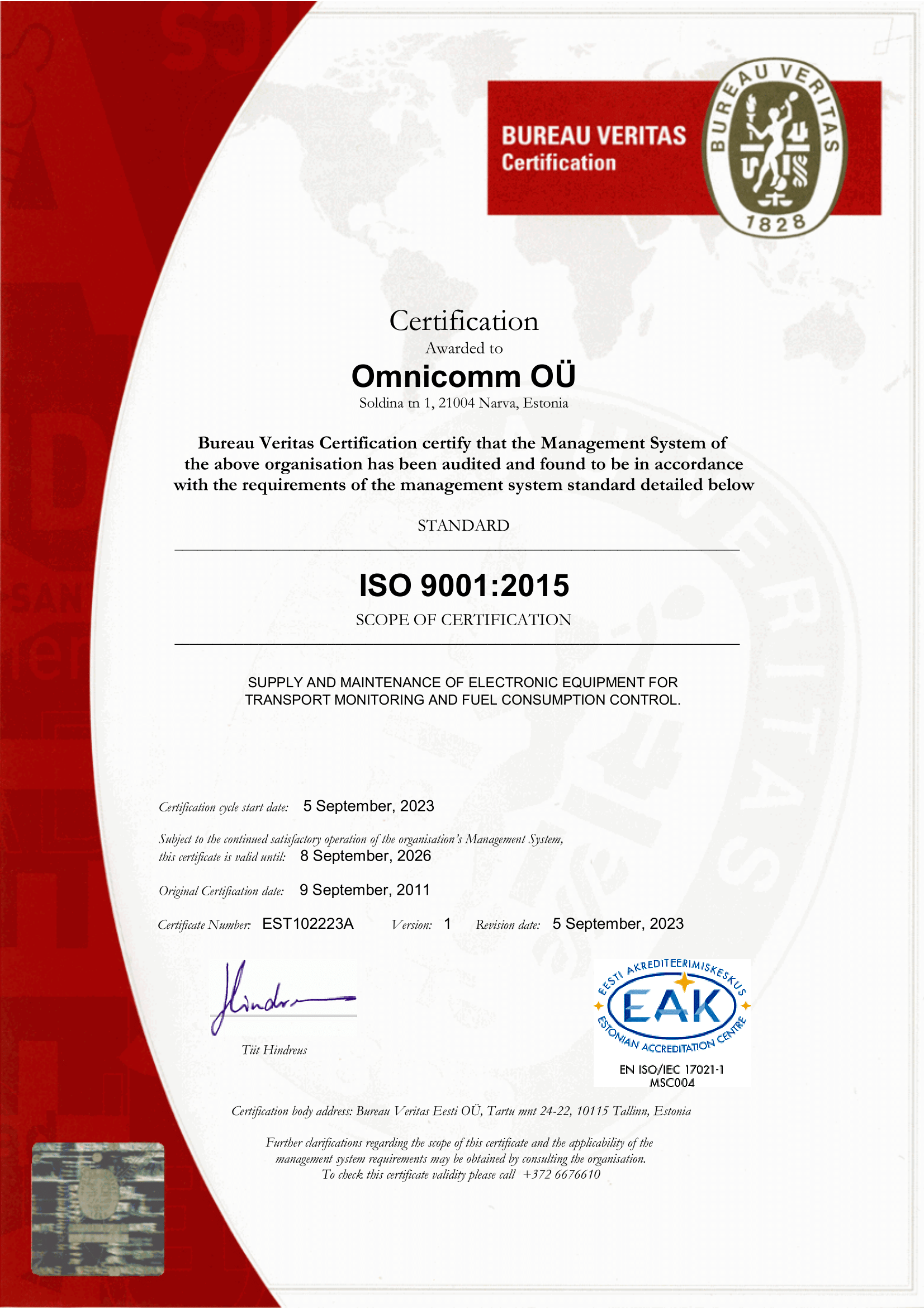 ISO 9001:2015